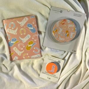 Bundle of Cowgirl Travel Accessories NWT Pastel Rodeo